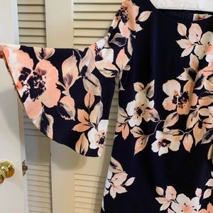 Beautiful Eliza J dress with bell sleeves. Size 10